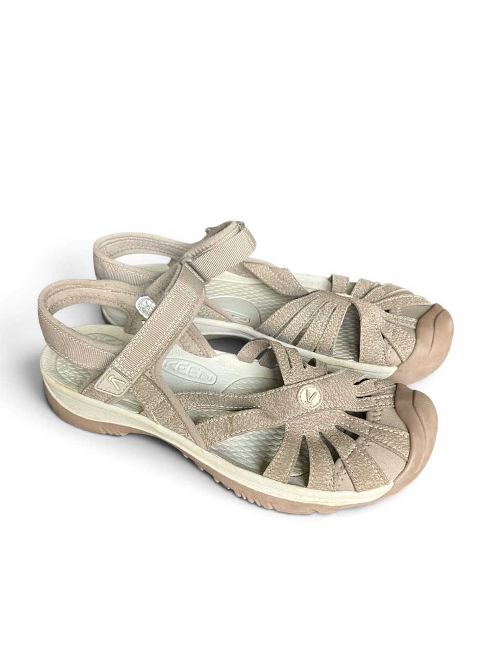 KEEN Rose Sandal Brindle Shitake Closed Toe Hiking Water Shoes Women's 8